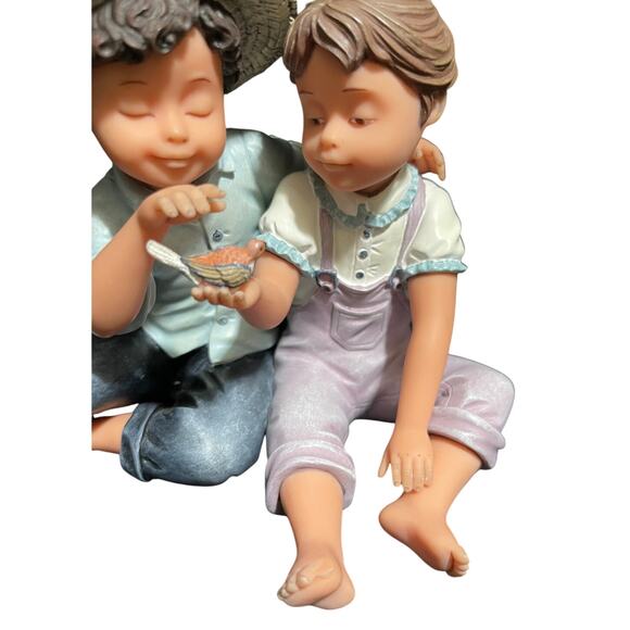 Nadal Studio Figurine - Boy & Girl - Tiny Chip on Girl's Toe - Picture 4 of 8